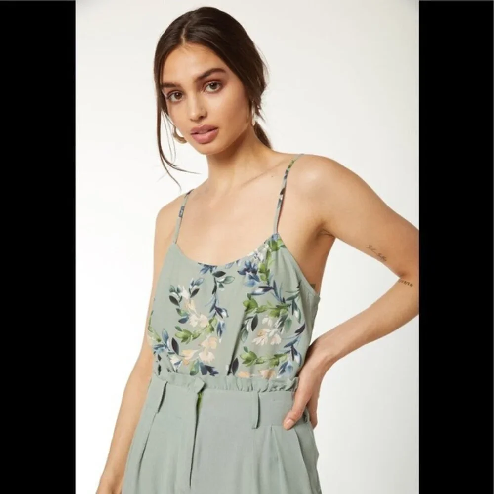 NWT Flynn Skye Nomad Women's Adjustable Straps Brush Stroke Tank Top Size XS